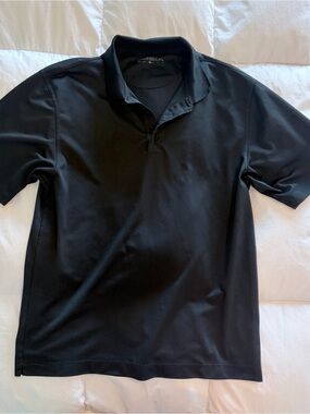 Nike Black Men's Short Sleeve Polo